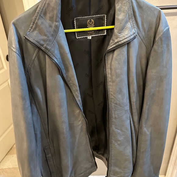 Genuine Misuri Men’s Leather Jacket from Italy